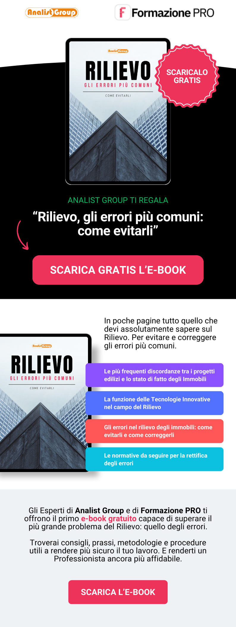 Gratis l’e-book sul Rilievo: tutto quello che devi sapere