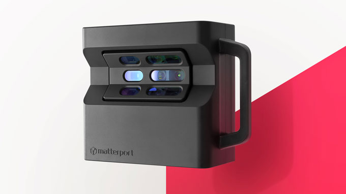 Matterport Pro2 floating Matterport Pro2 floating
