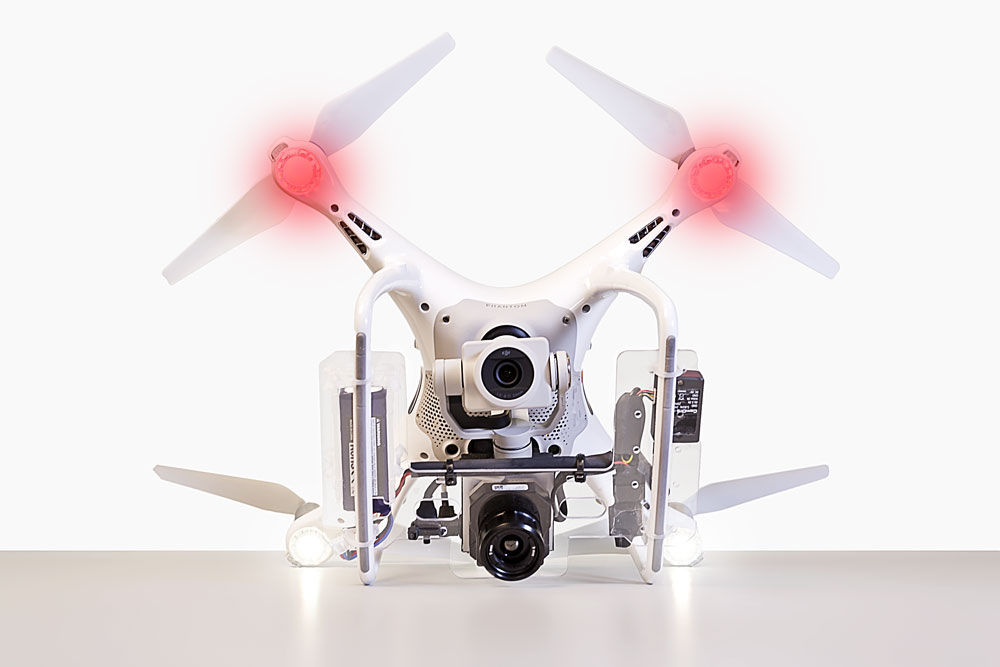 Ispezioni termografiche con drone Phantom 4 FLIR TAU 2 Phantom 4 FLIR TAU 2