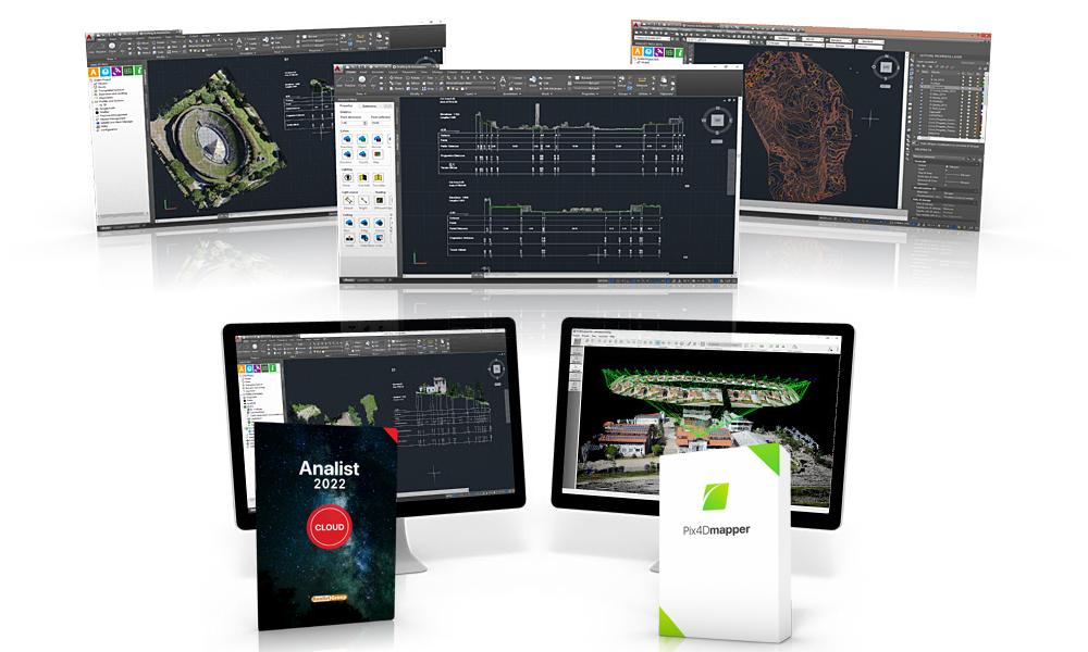 Analist CLOUD - software topografico analist cloud pix4dmapper