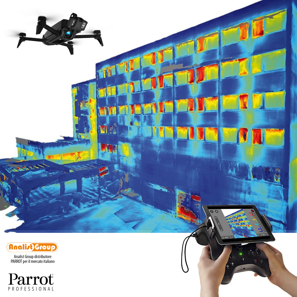 drone termografia parrot 2