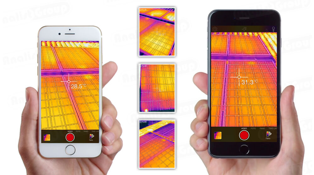 Ispezioni termografiche Pannelli fotovoltaici FLIR ONE