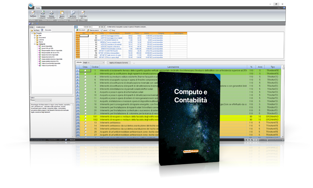 Software Computo Metrico e Contabilità Lavori 1000 Computo Contabilita
