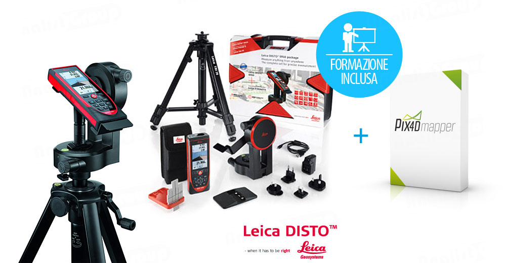 La soluzione include LEICA DISTO S910 PACK + Pix4Dmapper soluzione include