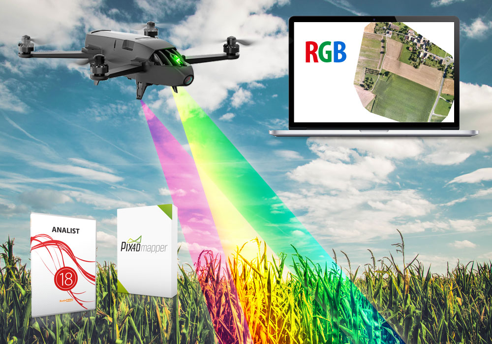 Ortofoto RGB Parrot SEQUOIA - Drone per Agricoltura Parrot Bluegrass Ortofoto RGB SEQUOIA - Drone per Agricoltura Parrot Bluegrass