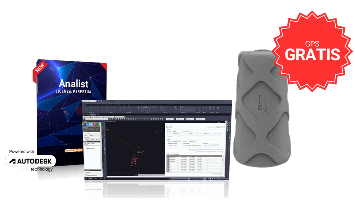 ProTrack è il Rover GNSS sviluppato totalmente da Analist Group