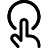 streamline icon touch finger48x48