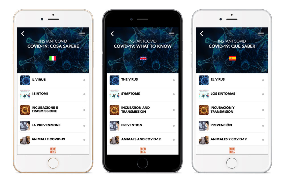 APP multilingua Covid 19 multilingua
