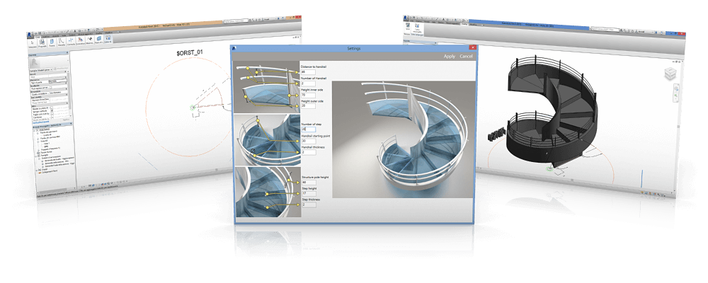 Spiral Stairs Revit flow