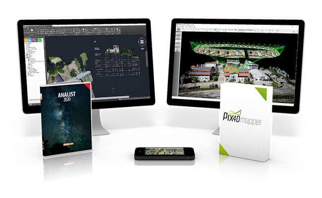 Software CAD Topografico basato su tecnologia Autodesk e Pix4Dmapper Analist 2020 Pix4Dmapper
