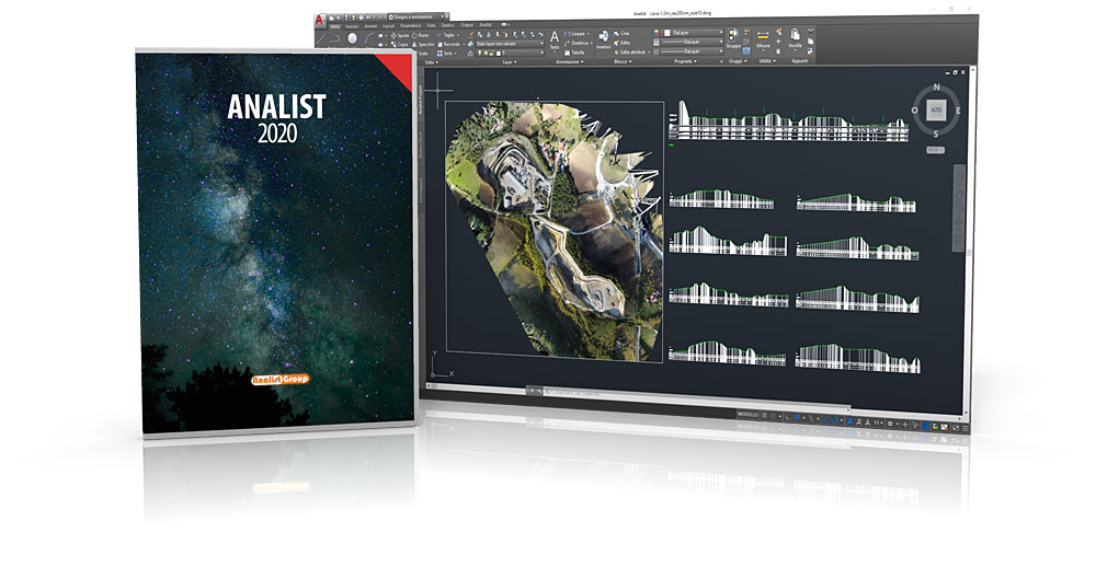 Software Topografia e Catasto basato su tecnologia Autodesk Analist 2020 dvd cava