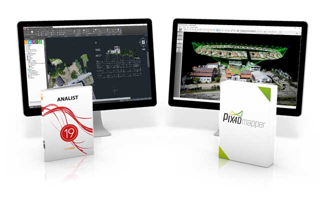 Software CAD Topografico basato su tecnologia Autodesk e Pix4Dmapper Analist Pix4Dmapper
