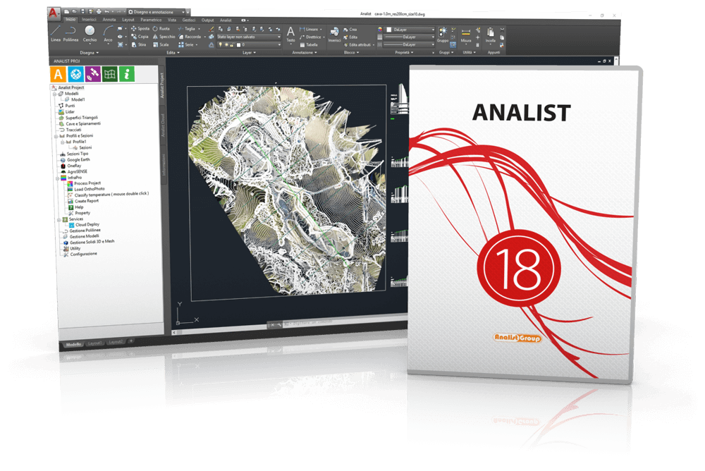Software Topografia e Catasto basato su tecnologia Autodesk Analist Topografia 2018