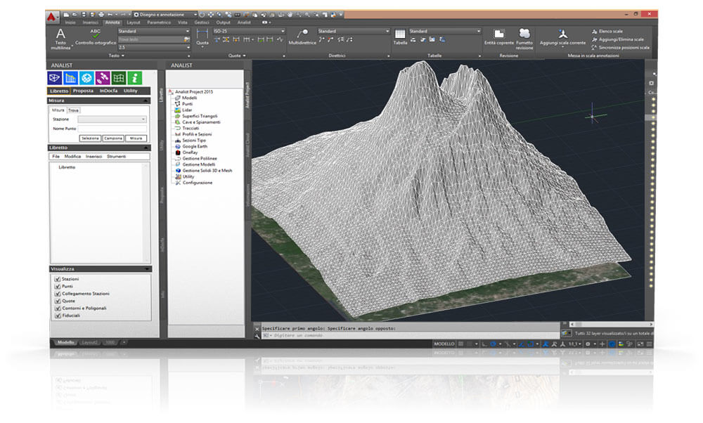 Modelli Digitali del Terreno Vesuvio Analist Analist 2016 Modello 3D Vesuvio