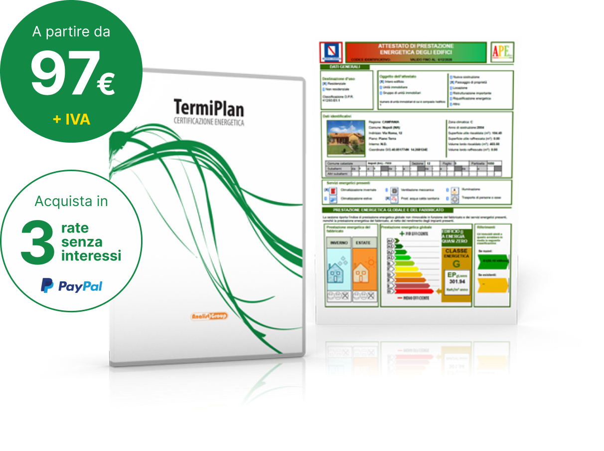 TermiPlan Software Certificazione Energetica TermiPlan Software Certificazione Energetica