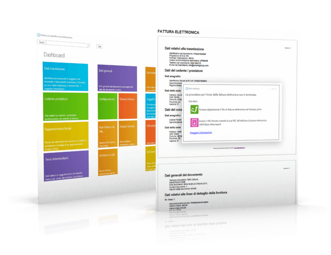 Software per la fattura elettronica