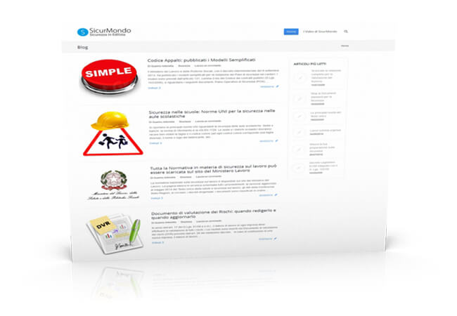 SicurMondo Portale web della Sicurezza - software sicurezza sul lavoro software sicurezza sul lavoro