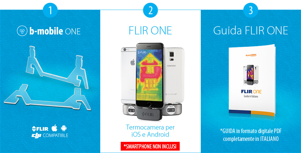 Ispezioni termografiche con drone e FLIR ONE 3 soluzioni b mobile ONE