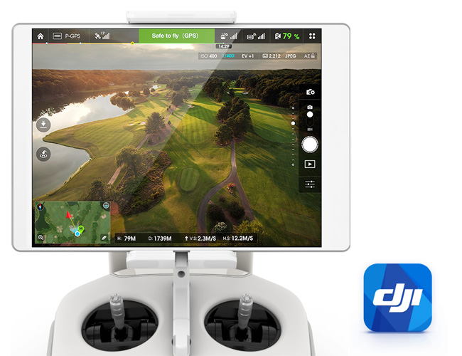 Matrice 100 DJI Go APP