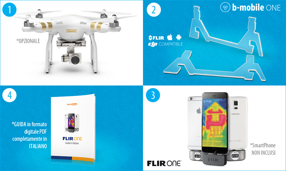 Ispezioni termografiche con drone e FLIR ONE Tutte le soluzioni b mobile ONE
