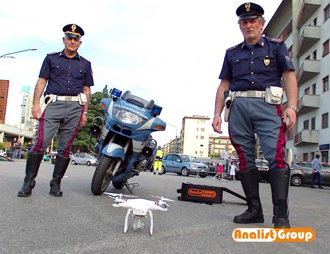 rilievo incidenti drone