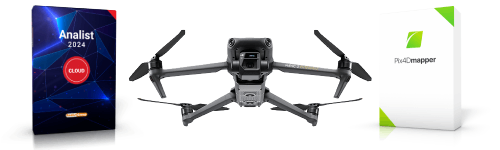DJI Mavic 3E con Analist