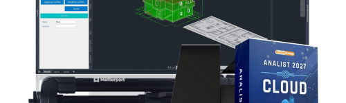 Soluzione Matterport PRO3 + Analist CLOUD 2027 + ProBIM (Licenza Subscription)
