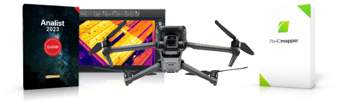 DJI Mavic 3T con Analist