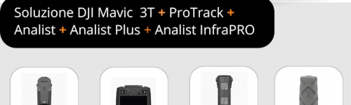 DJI Mavic 3T con ProTrack, Analist, Analist PLUS e Analist InfraPRO